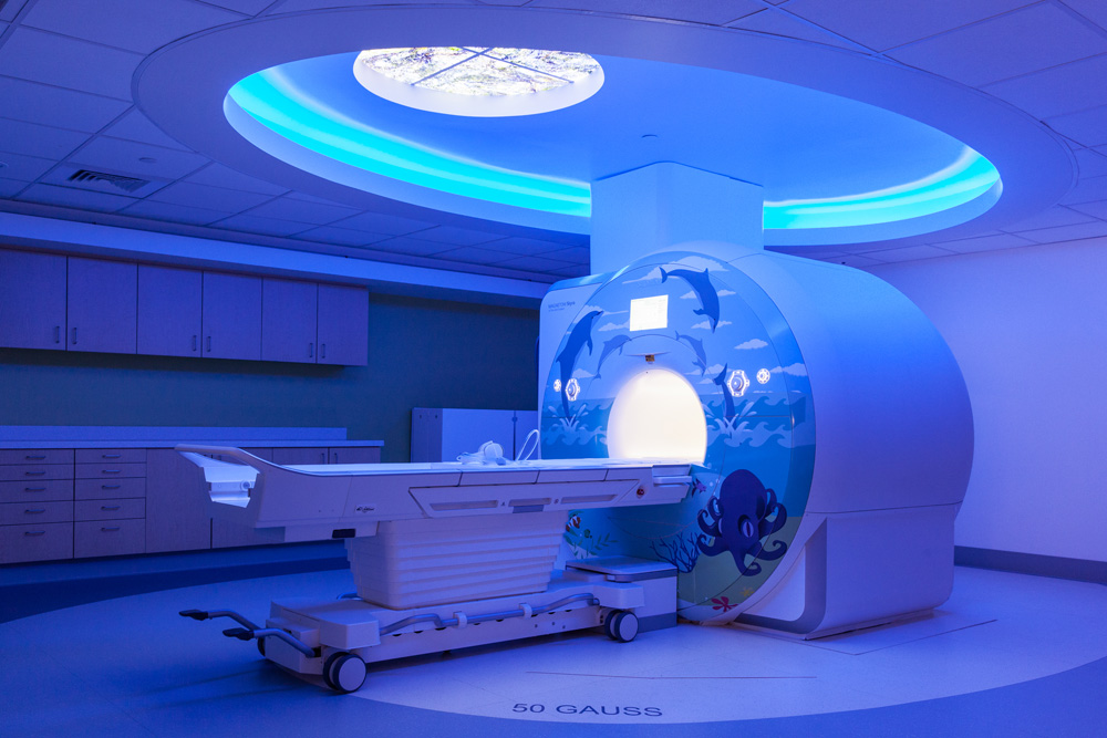 An image of a MRI at Boston Children's Hospital