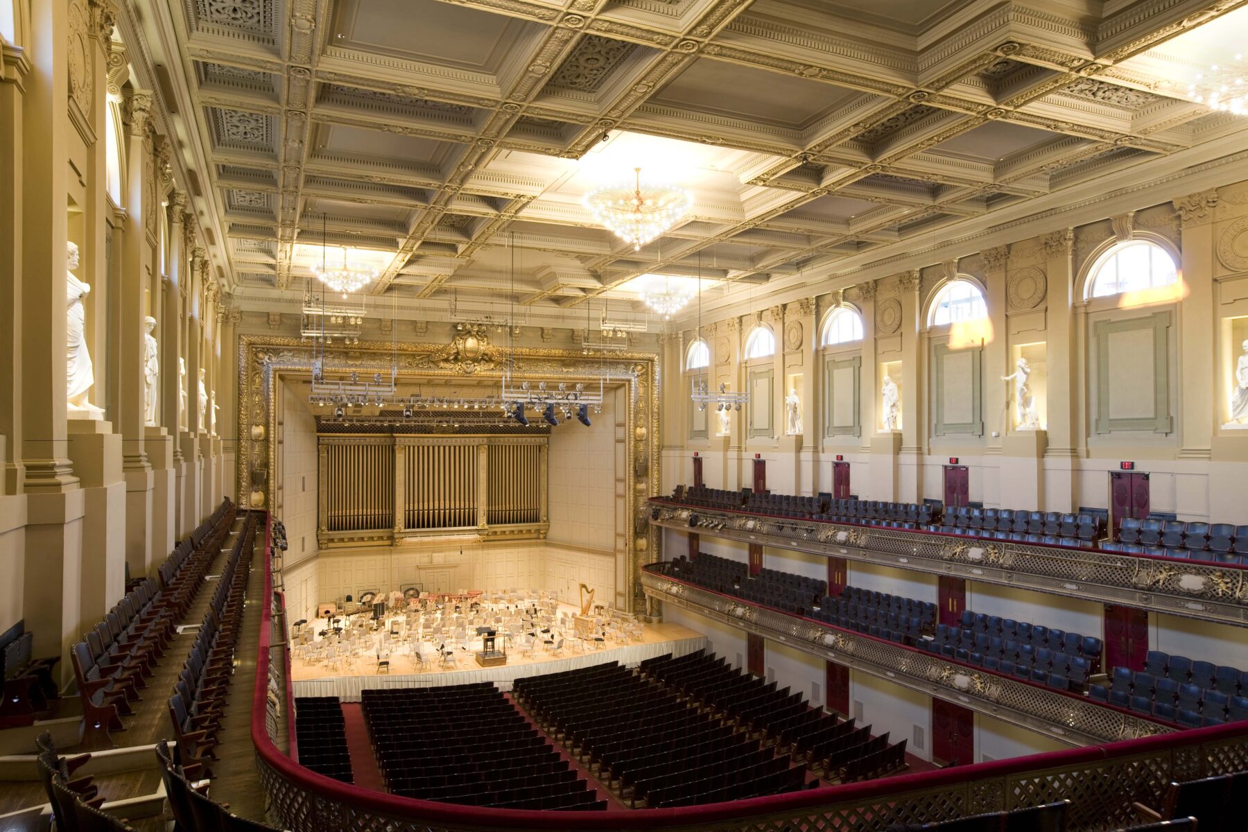 Boston Symphony Hall interior