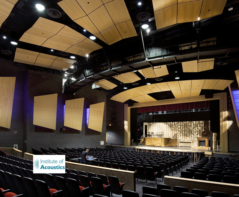 An image of a high school auditorium - Acoustics