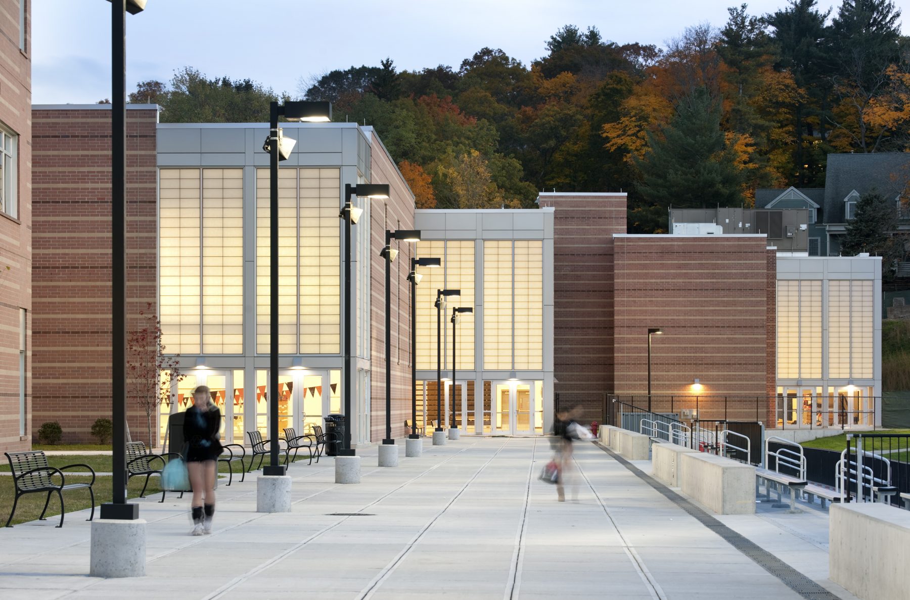 Newton North High School Exterior