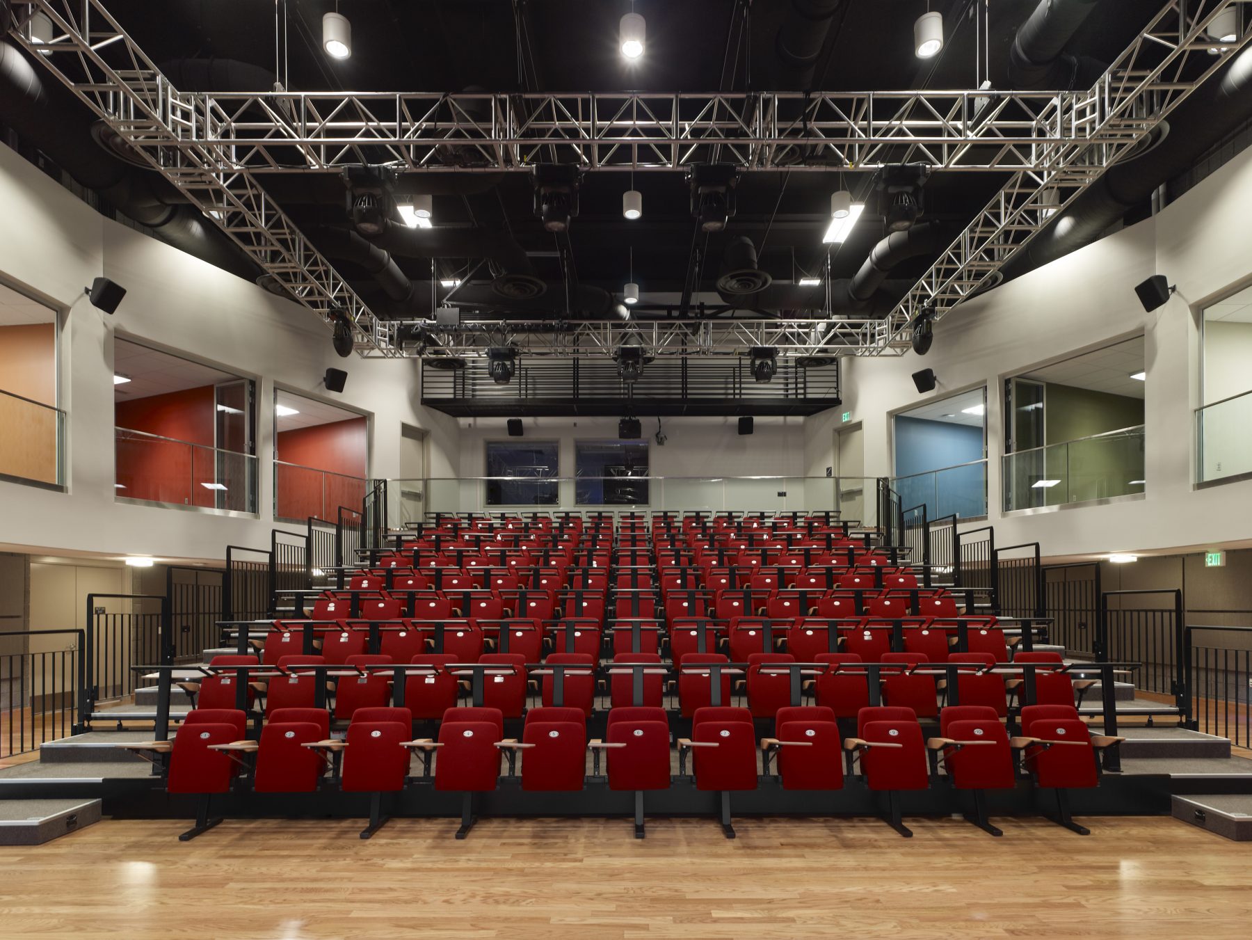 Northern Kentucky University Infomatics Auditorium (viewing the seats)