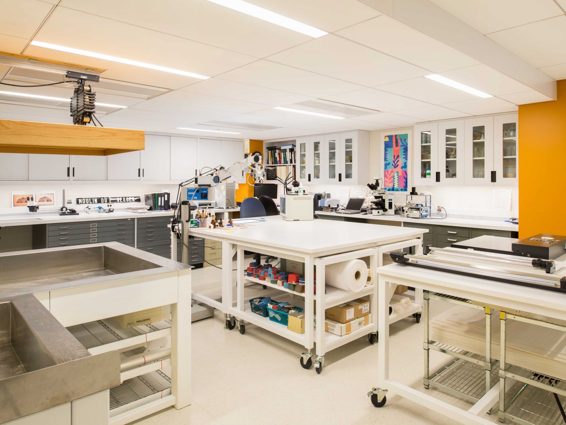 Princeton Firestone Library Interior lab room