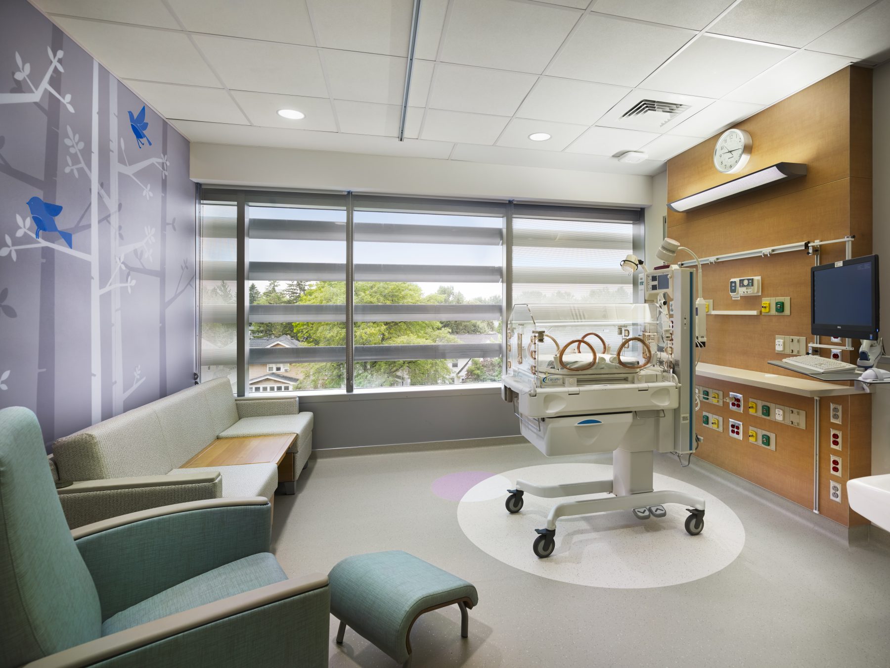 Golisano Children's Hospital Patient Room