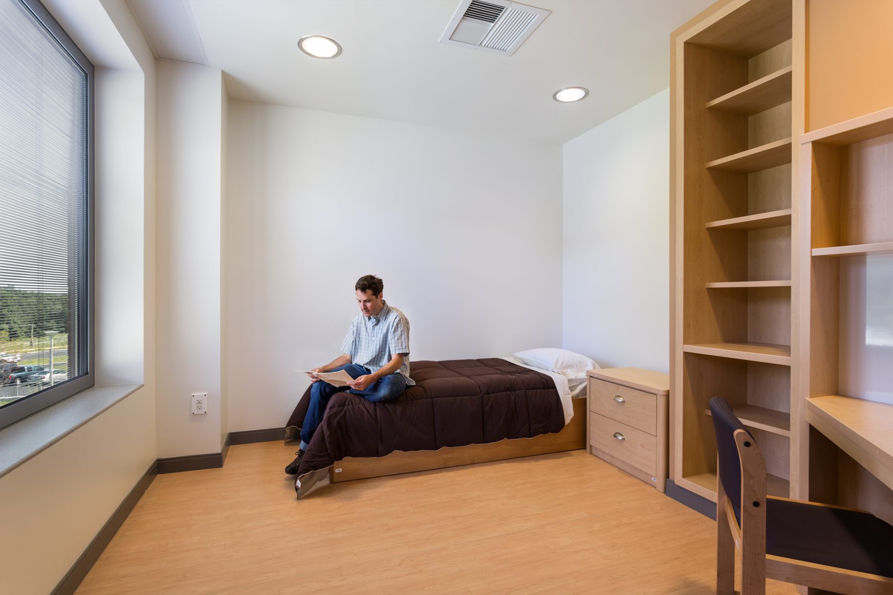 Worcester Recovery Center patient room