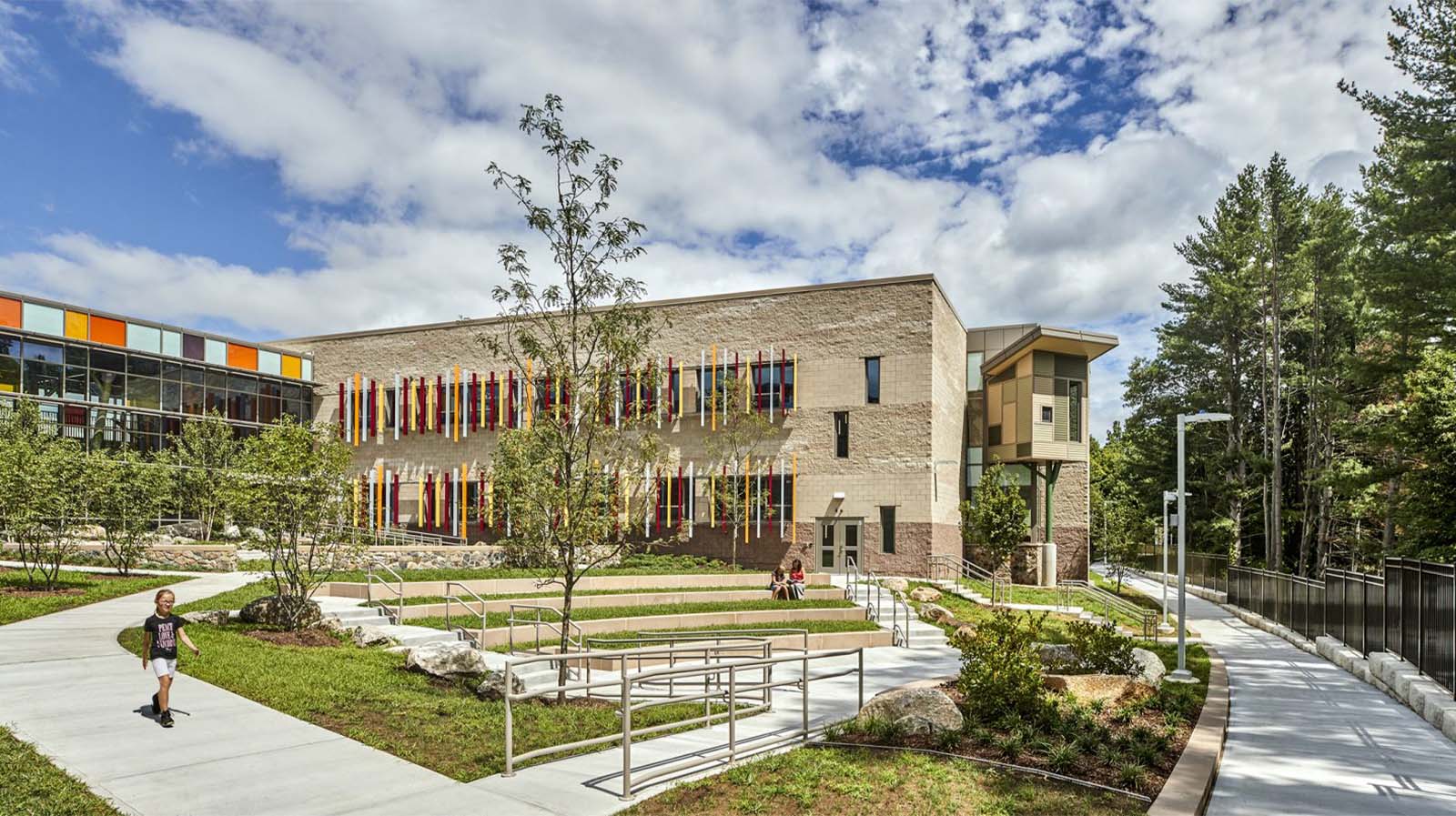 Sandy Hook School Exterior Entryway