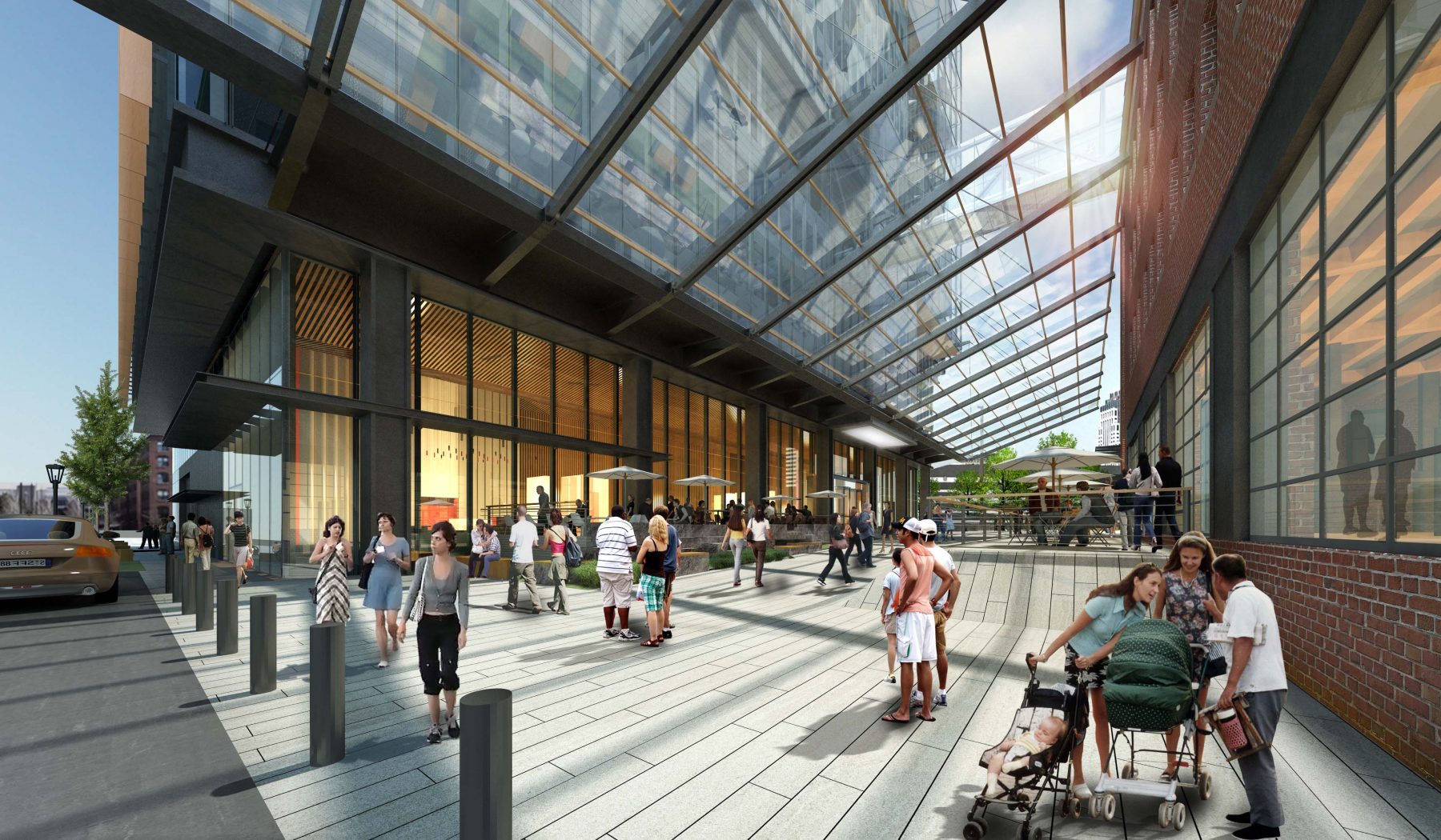GE Headquarters rendering street level