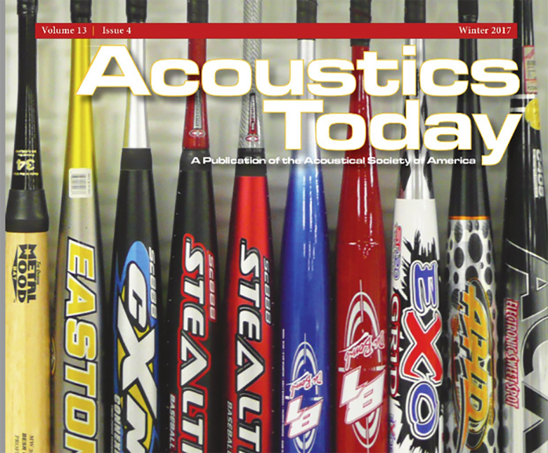 Acoustics Today winter 2017 cover.