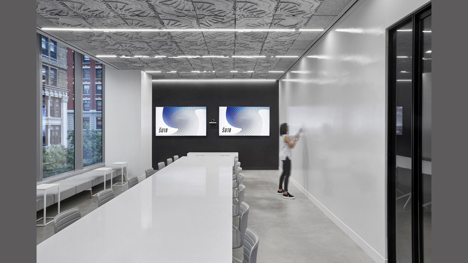 Nike Nyc Headquarters Conference Room with whiteboard walls