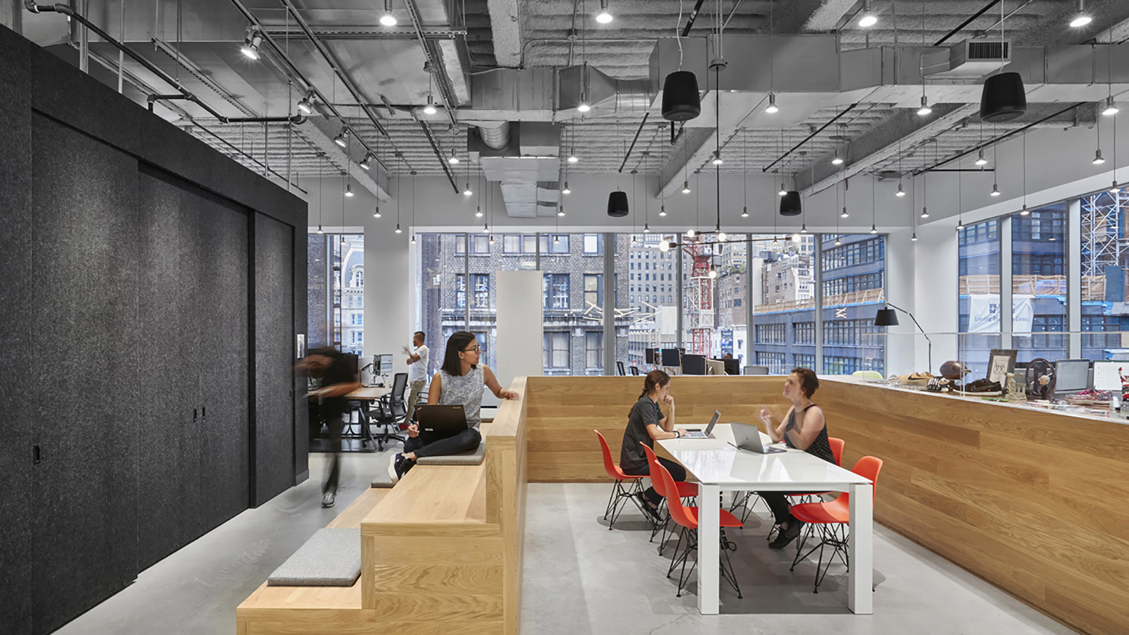 Nike Nyc Headquarters Interior, lounge work area