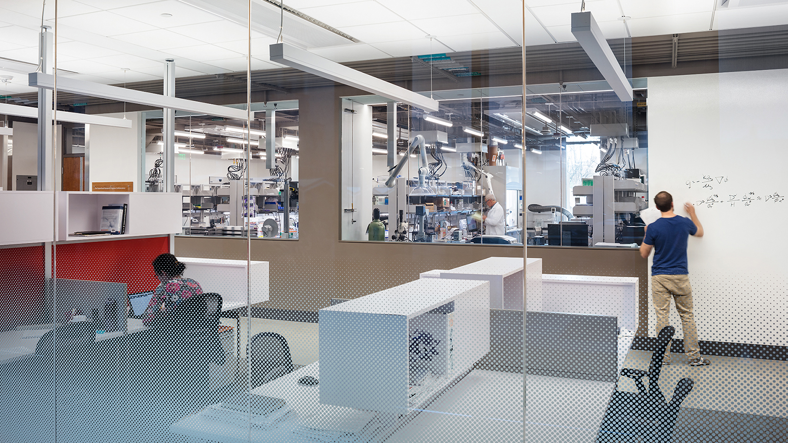 Brown University Engineering Research Center Interior, 3D printing lab
