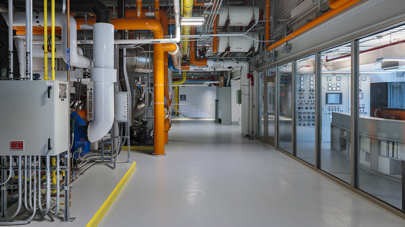 Tufts University Central Energy Plant Interior