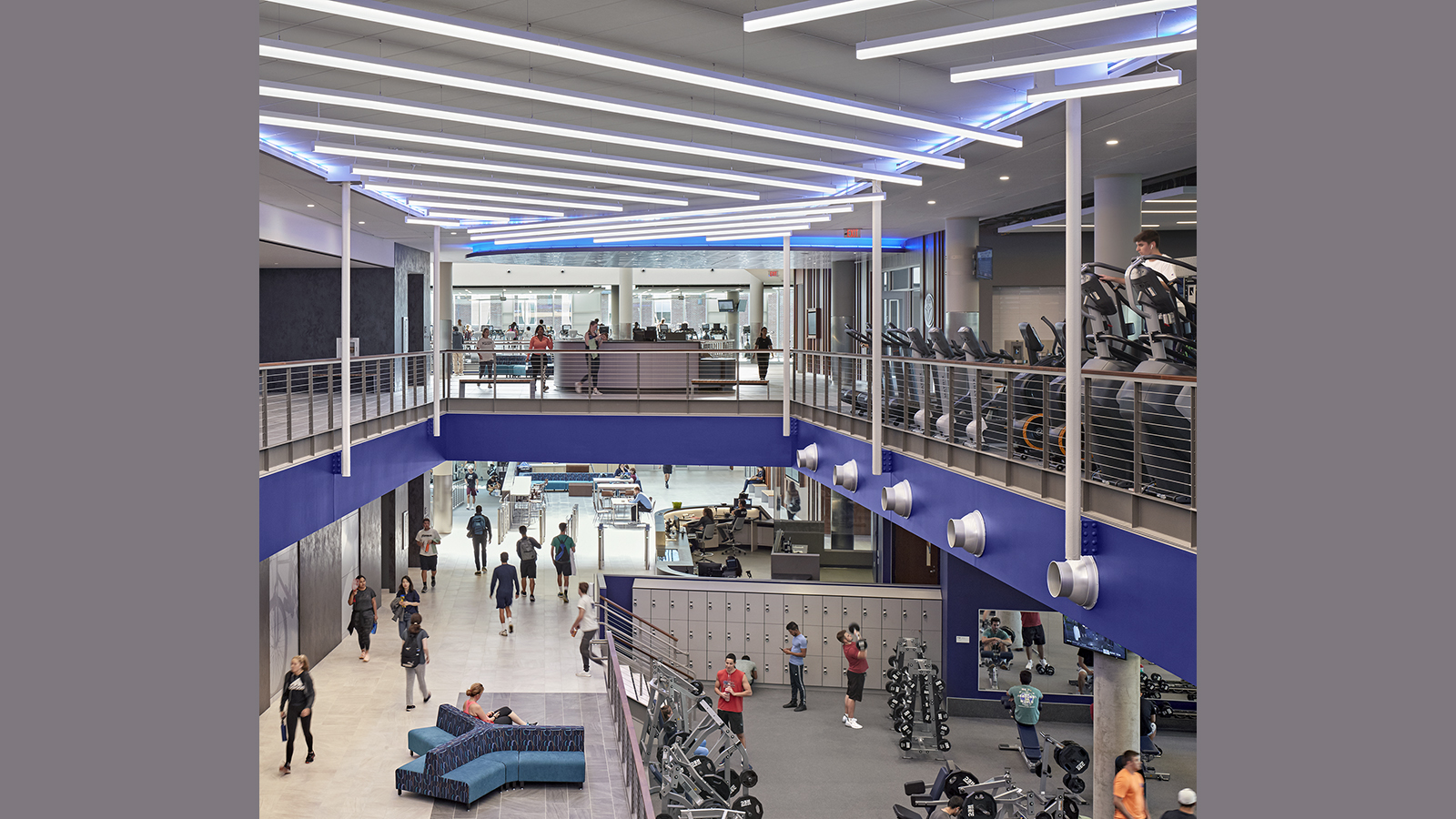 Uconn Rec Center Mezzanine