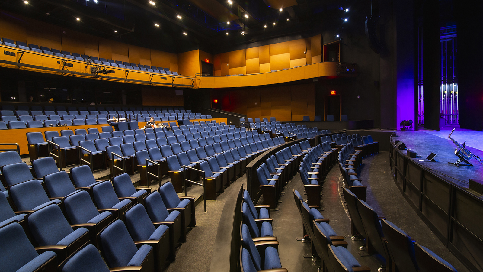 New Brunswick Cultural Center Theater seats and stage