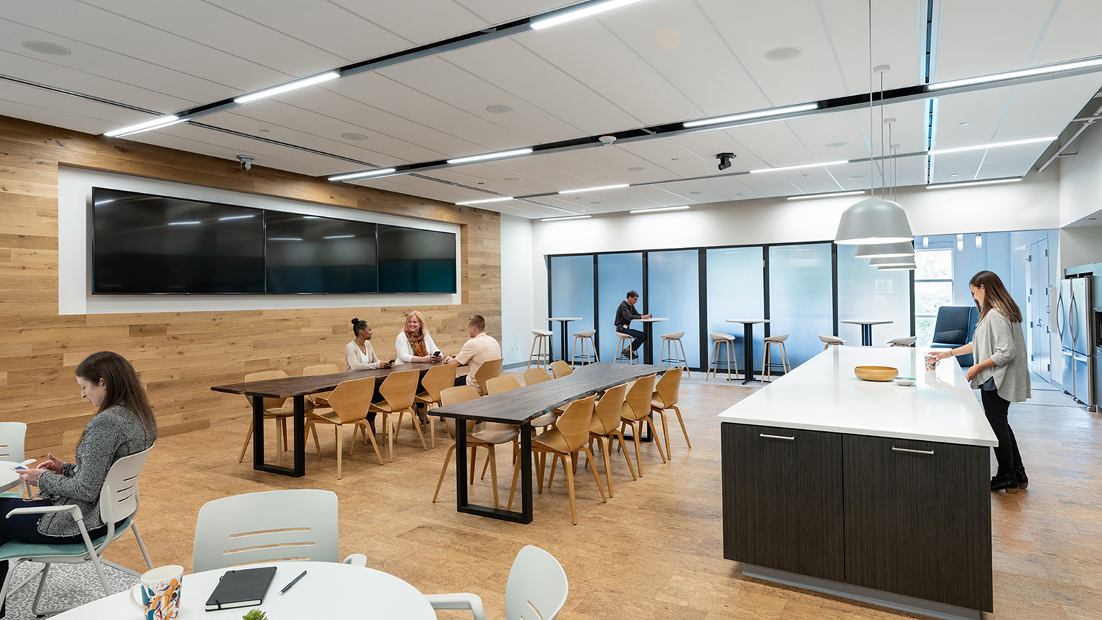 Non Profit Biotech Workplace kitchen area