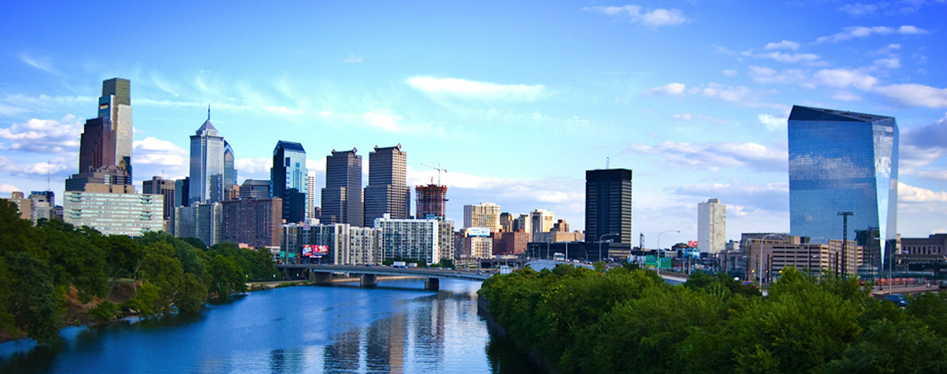 Office Philadelphia skyline