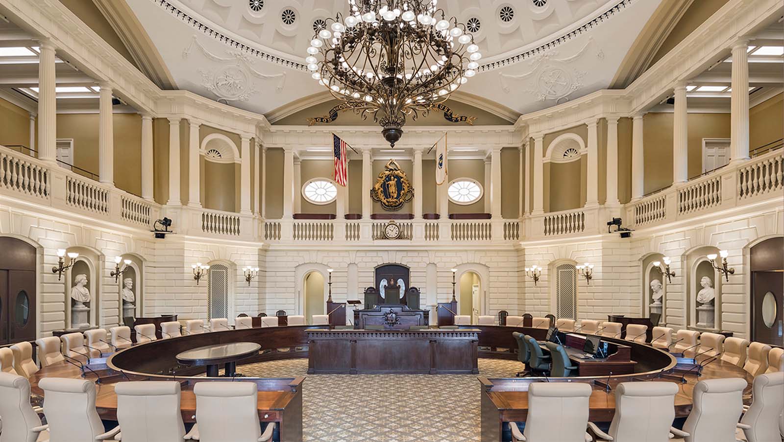 Mass State House Senate Chamber