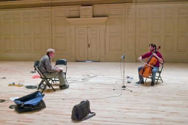 Jonah Sacks Playing Cello at Boston Symphony Hall