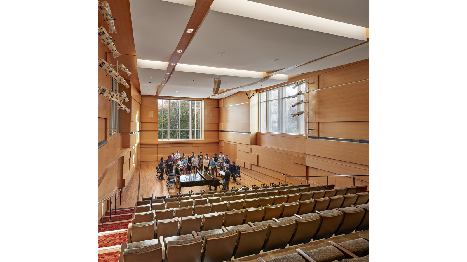 Middlesex Rachel Carson Music and Campus Center recital hall angle 2