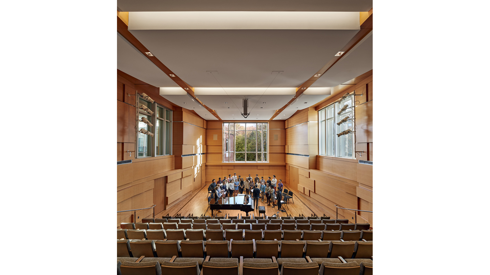 Middlesex Rachel Carson Music and Campus Center Recital Hall with Piano