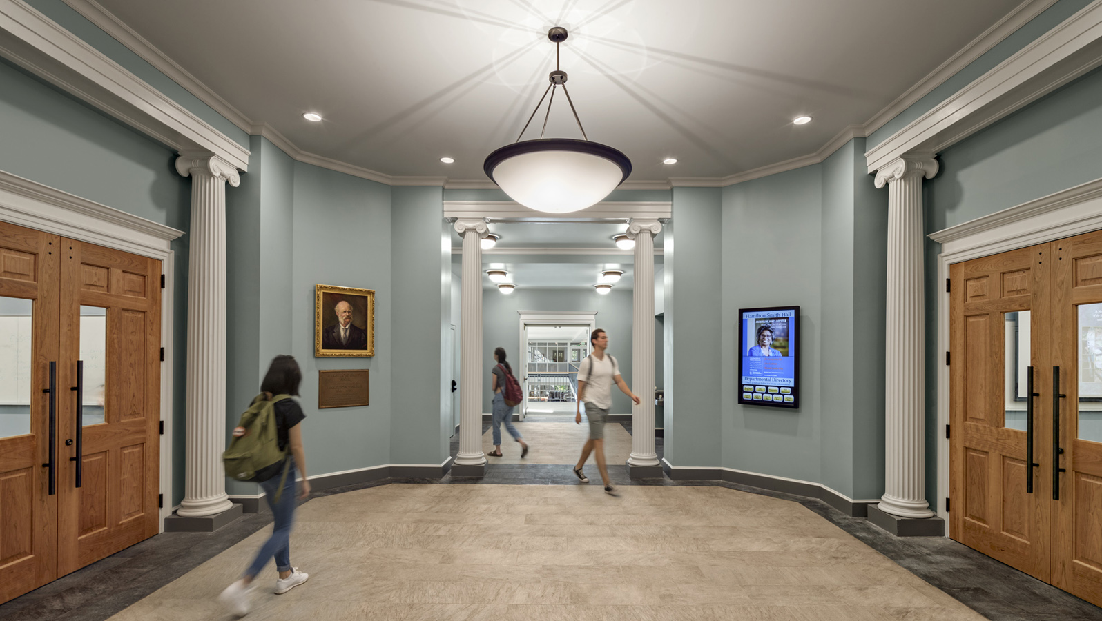 University of New Hampshire Smith Hall hallway