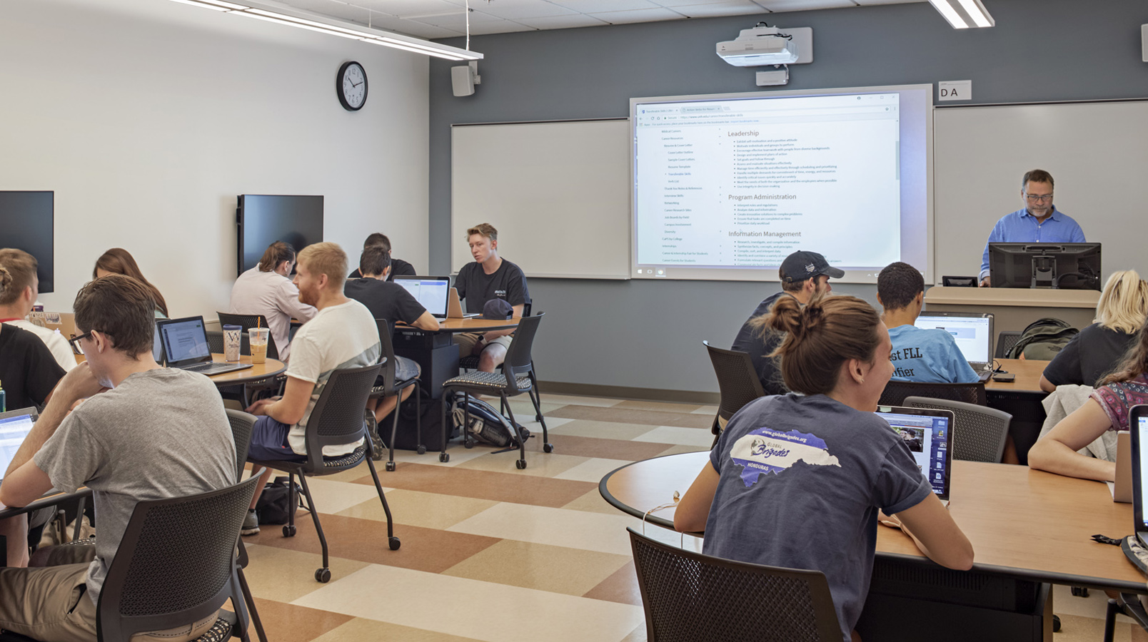 University of New Hampshire Smith Hall Classroom #2