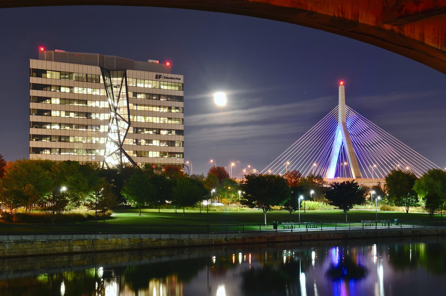 EF Building with Zakim bridge in the background.