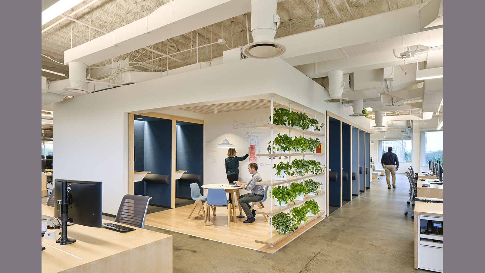 Fidelity Next Generation Reception Center Plantwall