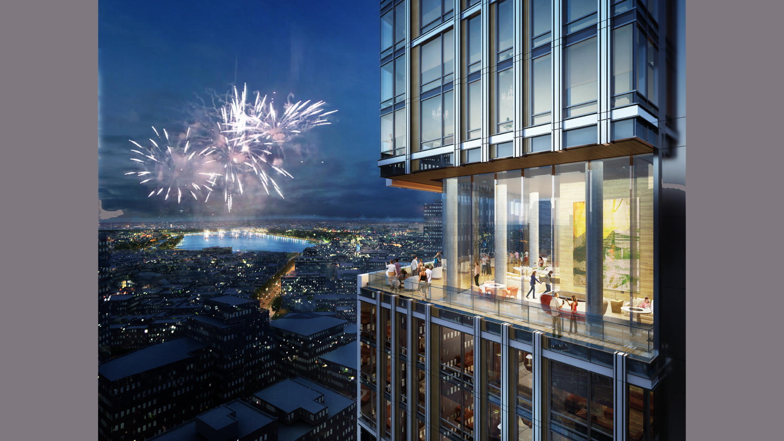 Bulfinch Crossing fireworks rendering