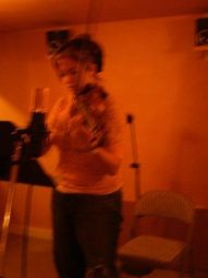 Liz Lamour Croteau playing violin