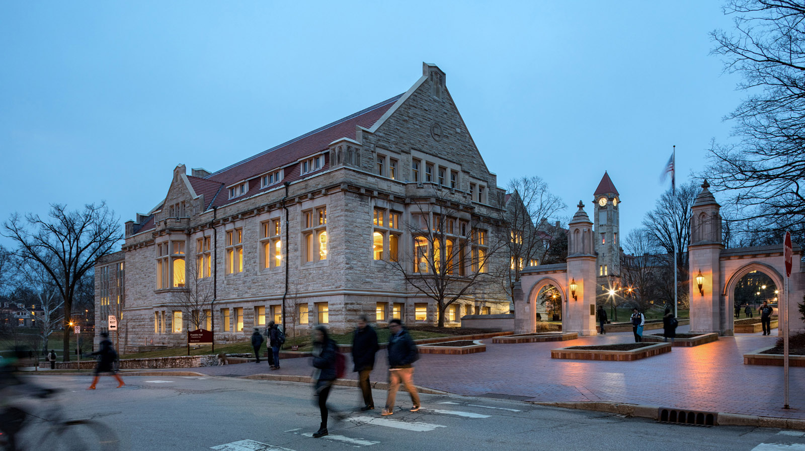 Indiana University Franklin Hall Media School exterior