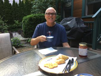 Jeff Zapfe at home, recreating Italy during lockdown.