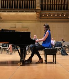 Kelsey Rogers Playing Piano at BSO