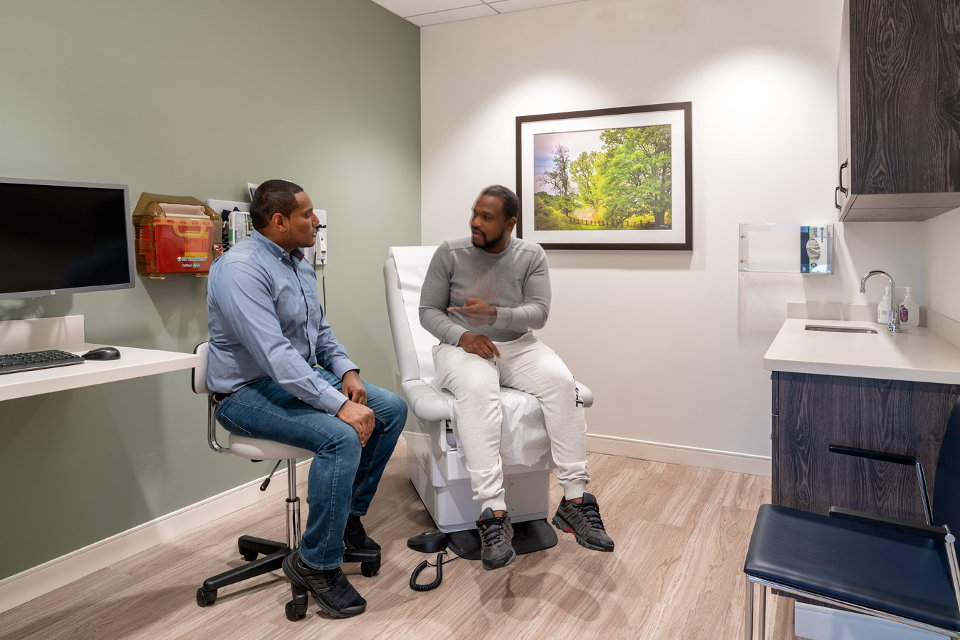 Home Base Clinic examination room