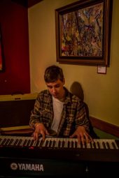 Josh Brophy Playing keyboard