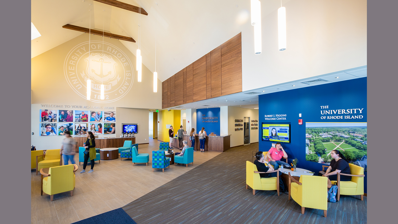 Uri Welcome center Interior lobby