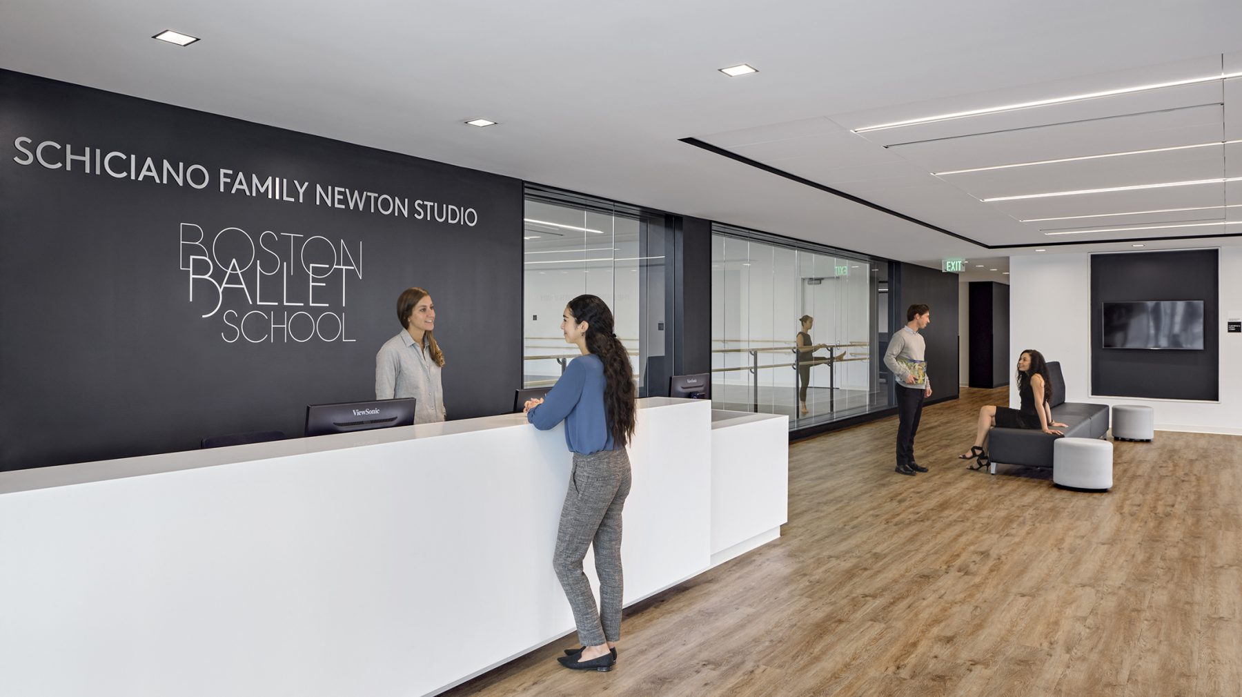 Boston Ballet School Interior Front Desk Image