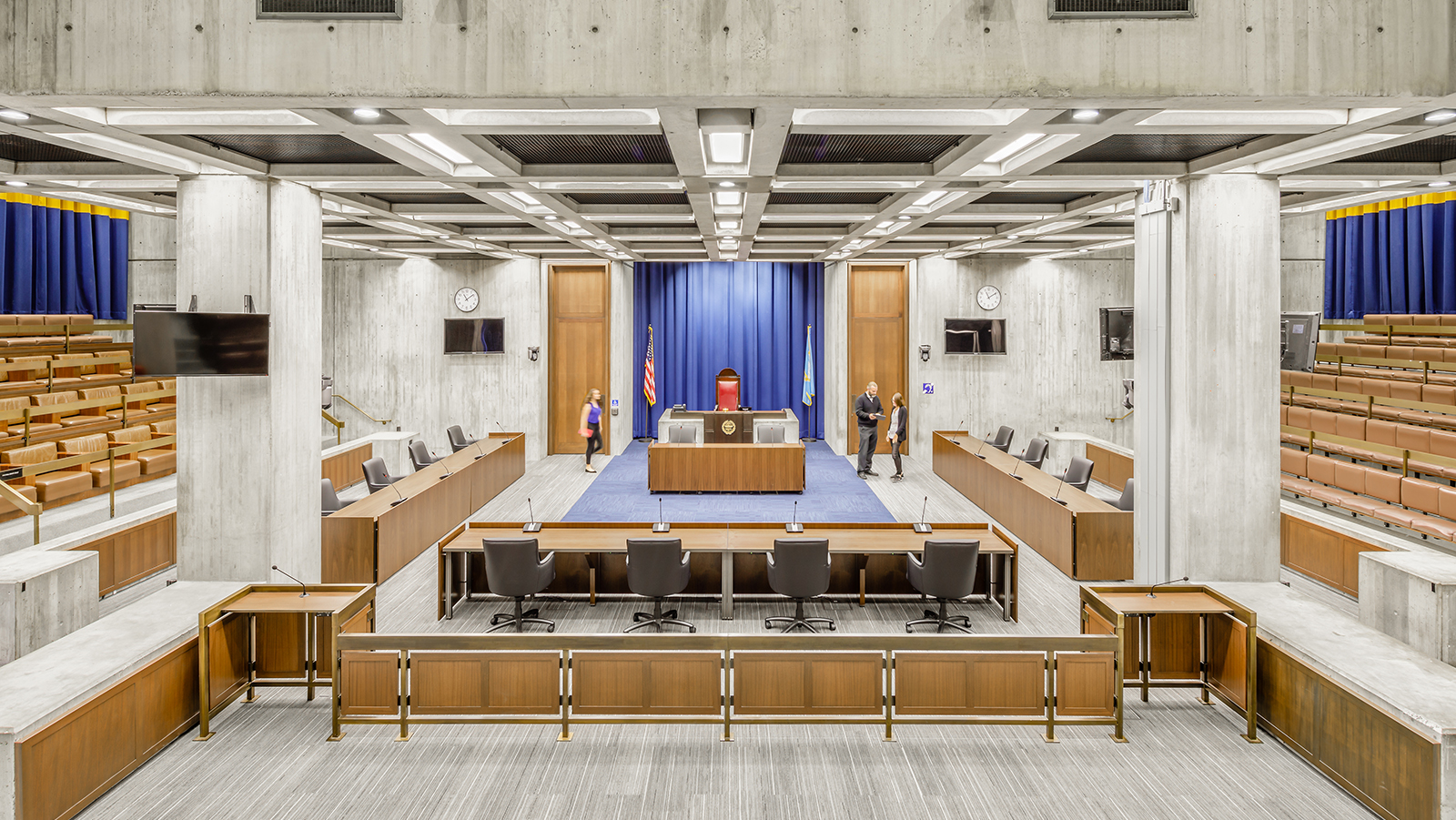 Boston City Hall Council Chamber