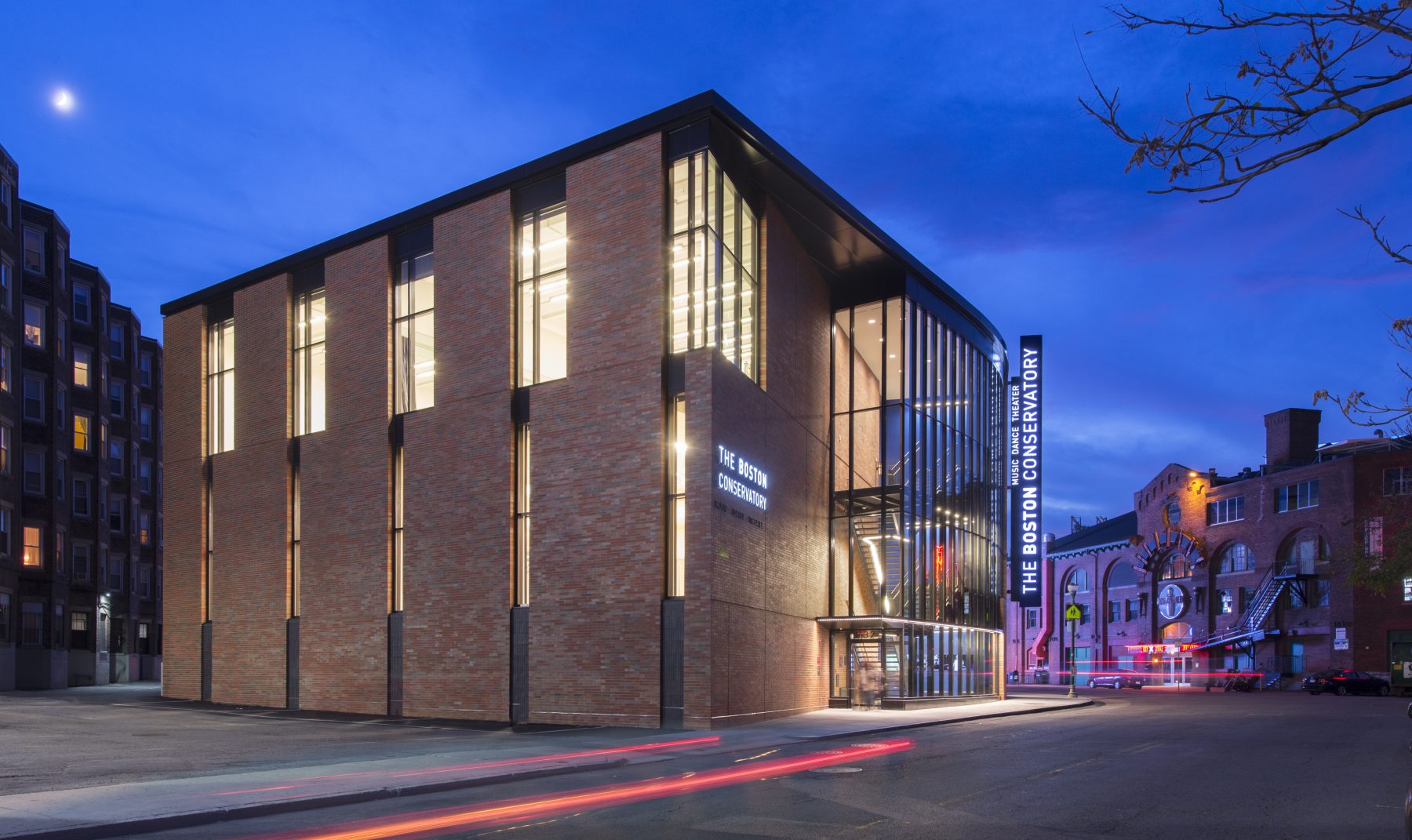 Boston Conservatory Exterior from across the street