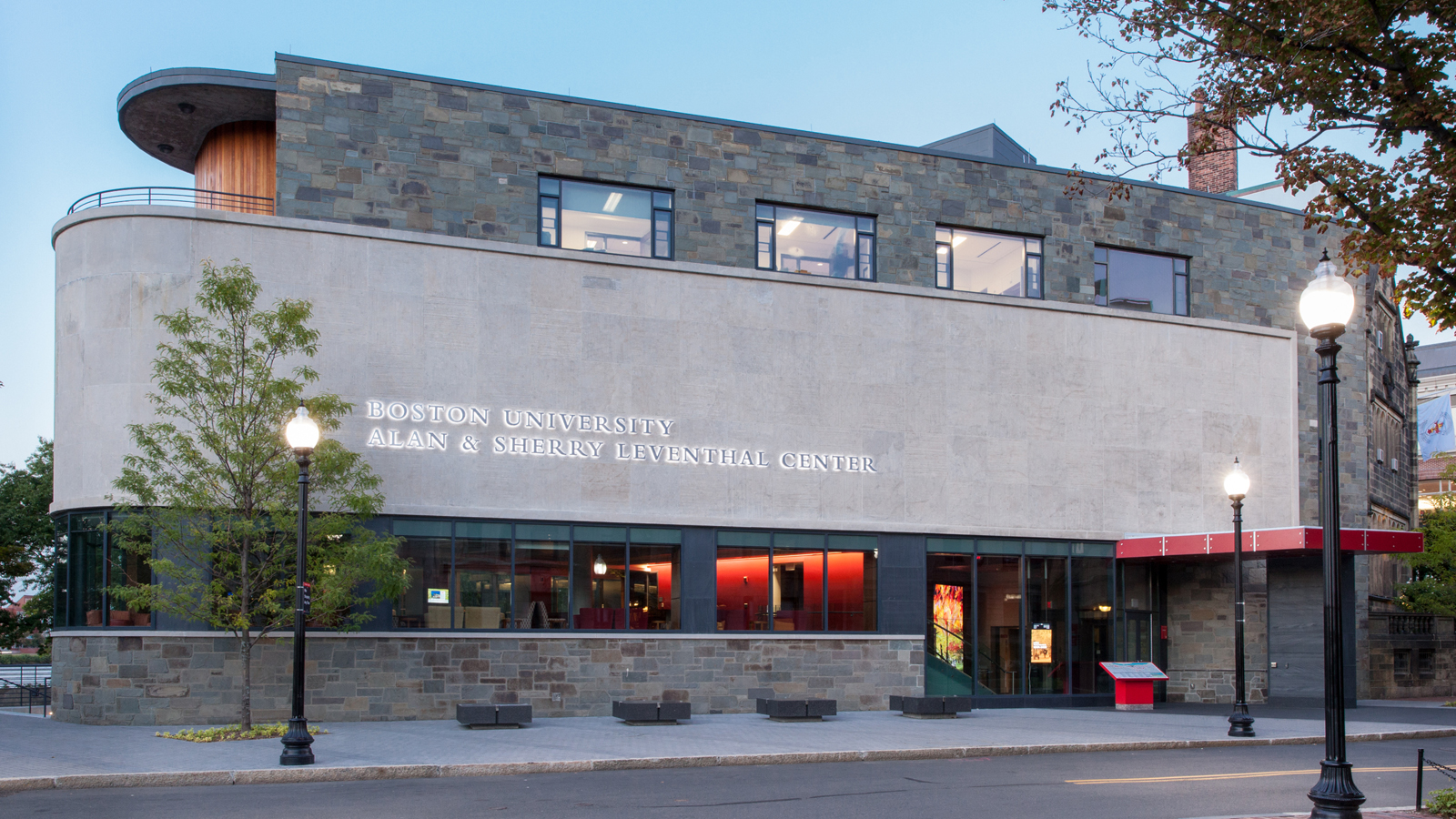 Bu Leventhal Admissions Center Exterior during the day