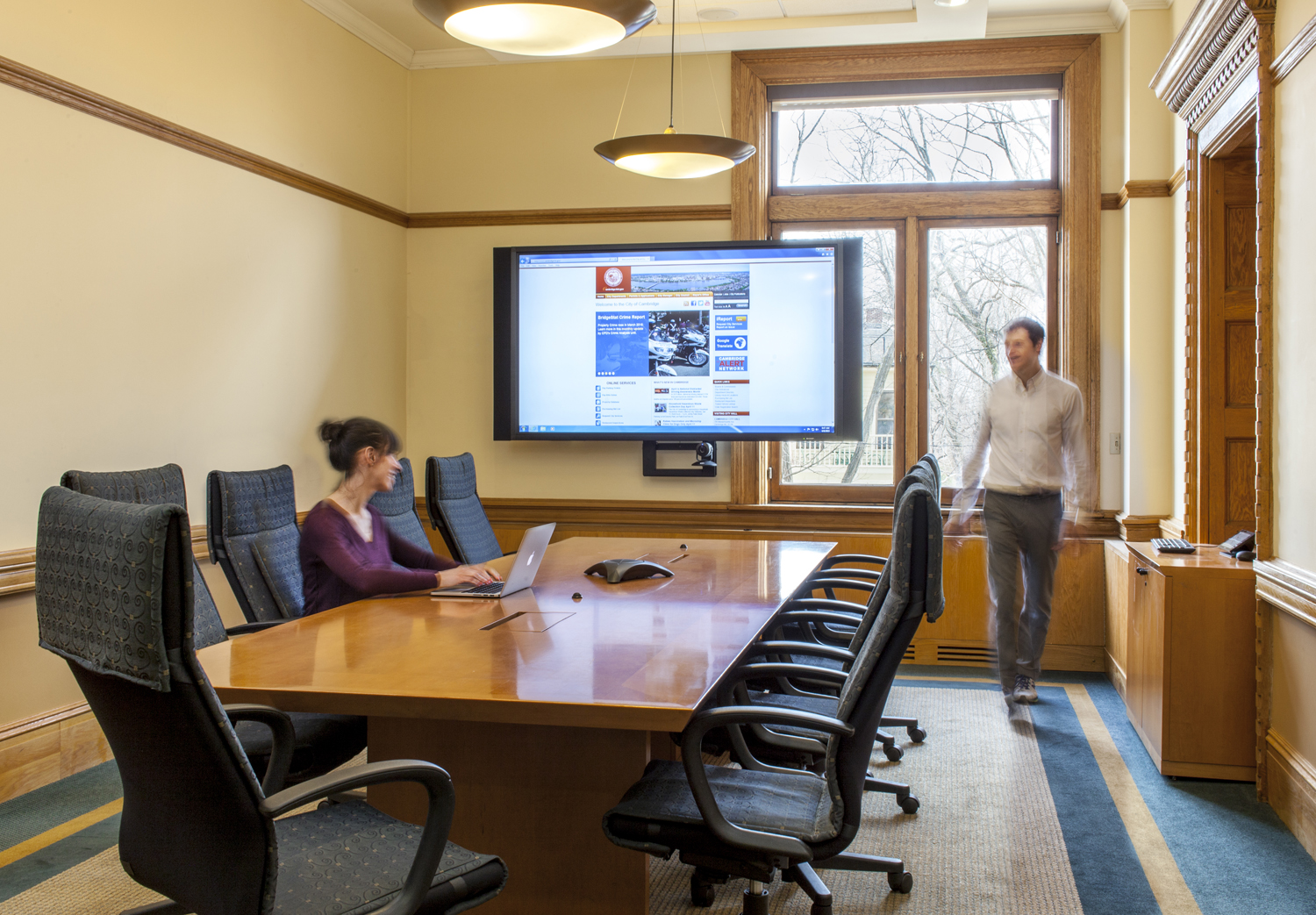 Cambridge City hall conference room