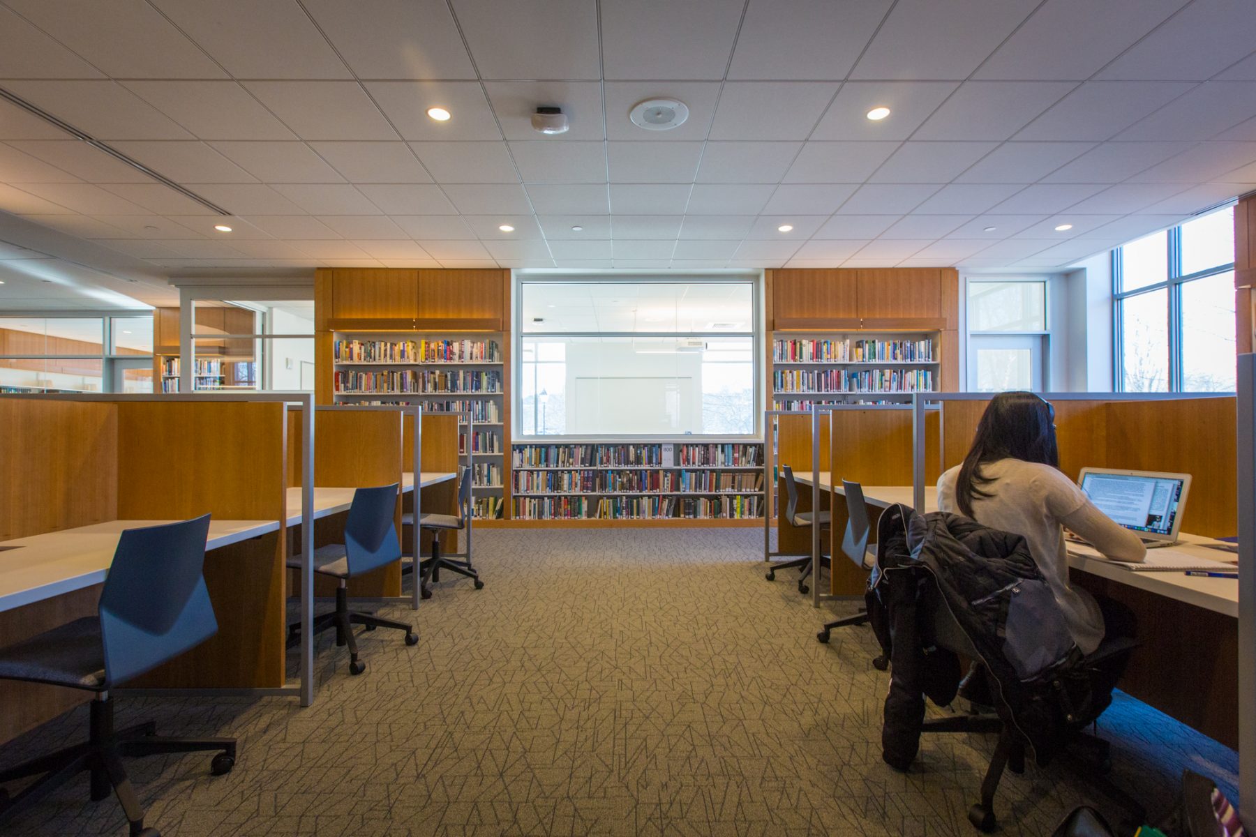 Deerfield Academy Boyden Library Study Desks