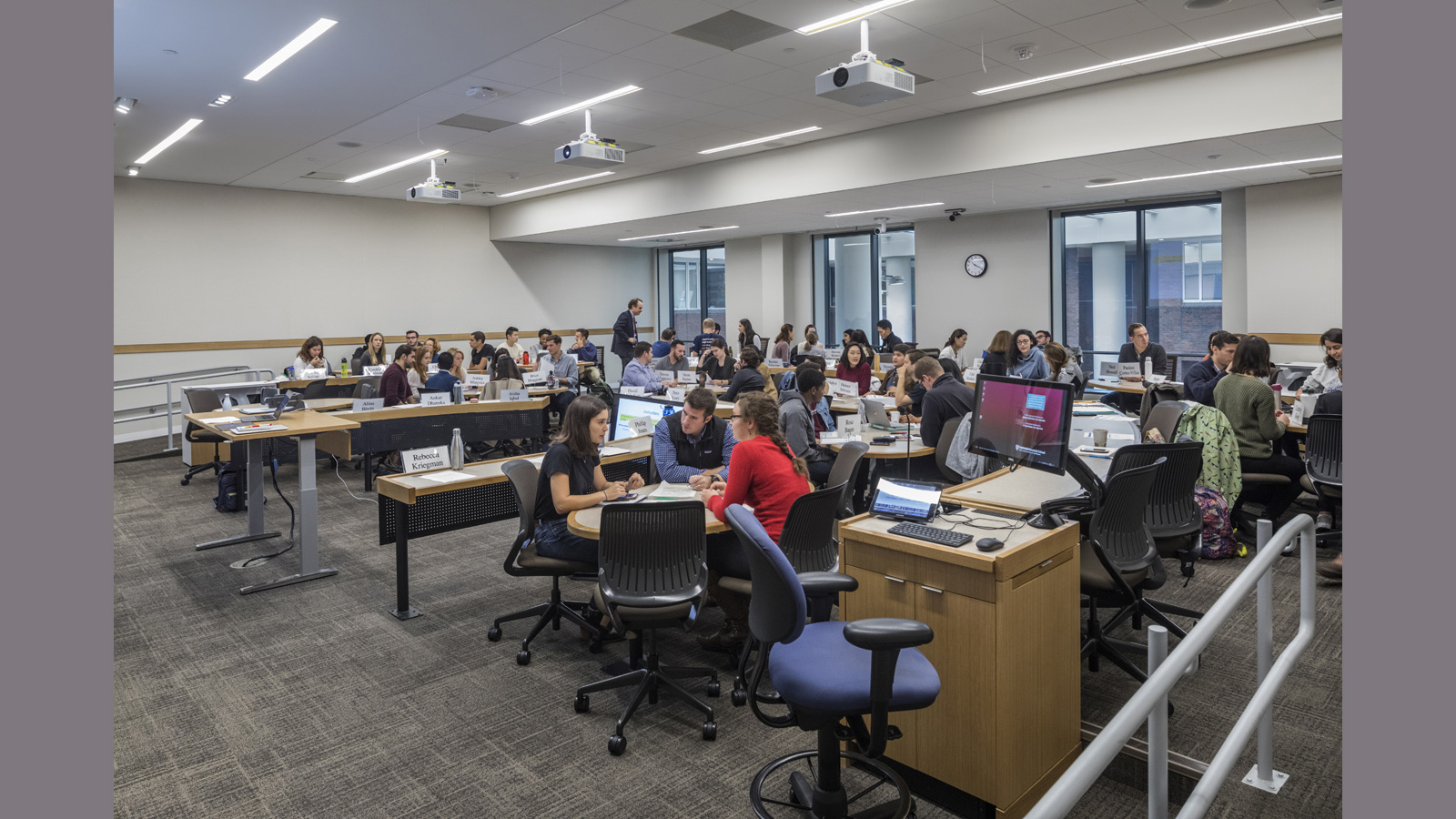 Harvard Kennedy Pavilions lecture classrooms