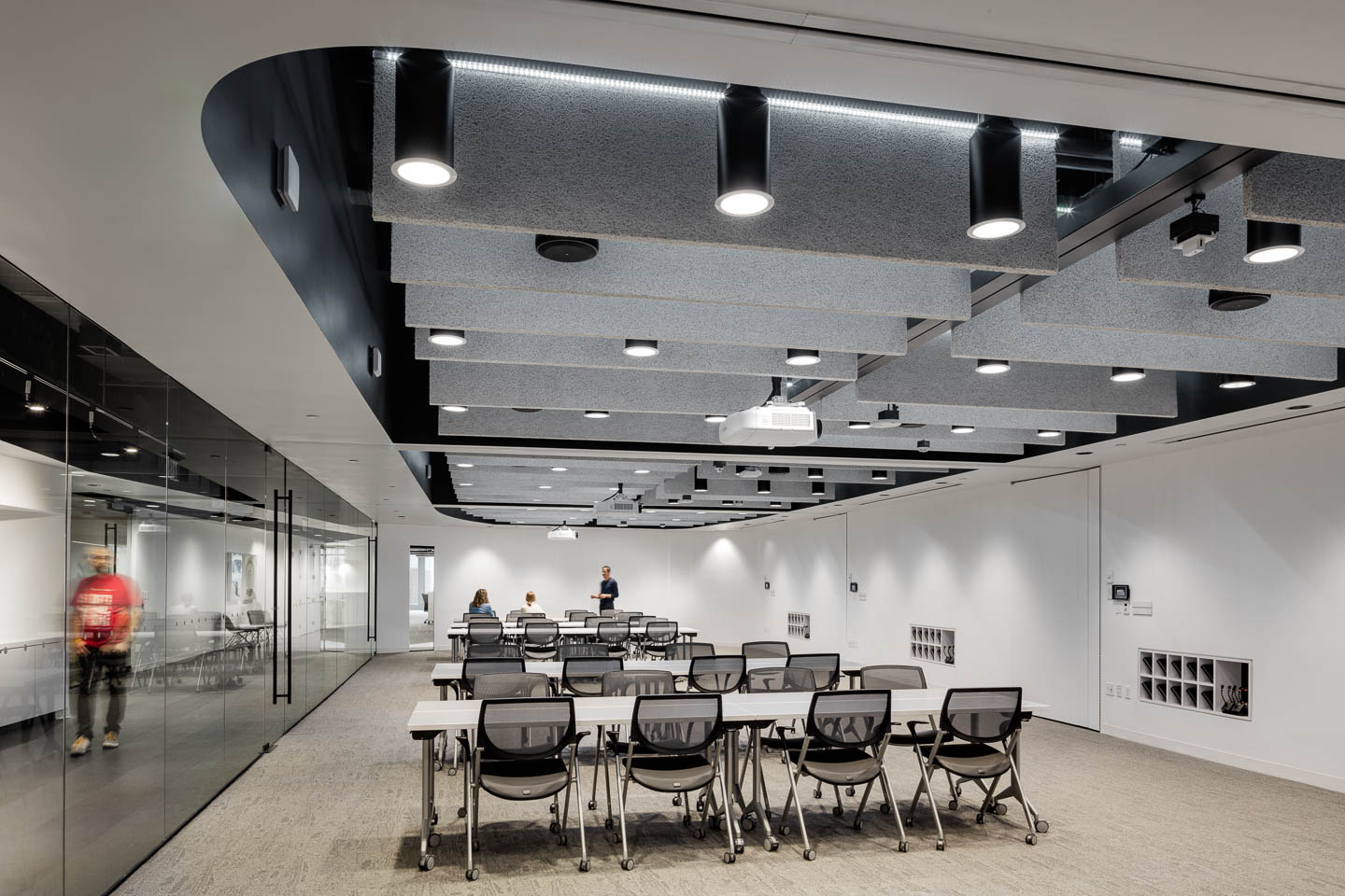 Intarcia Therapeutics Inc Interior, conference room repurposed with desks