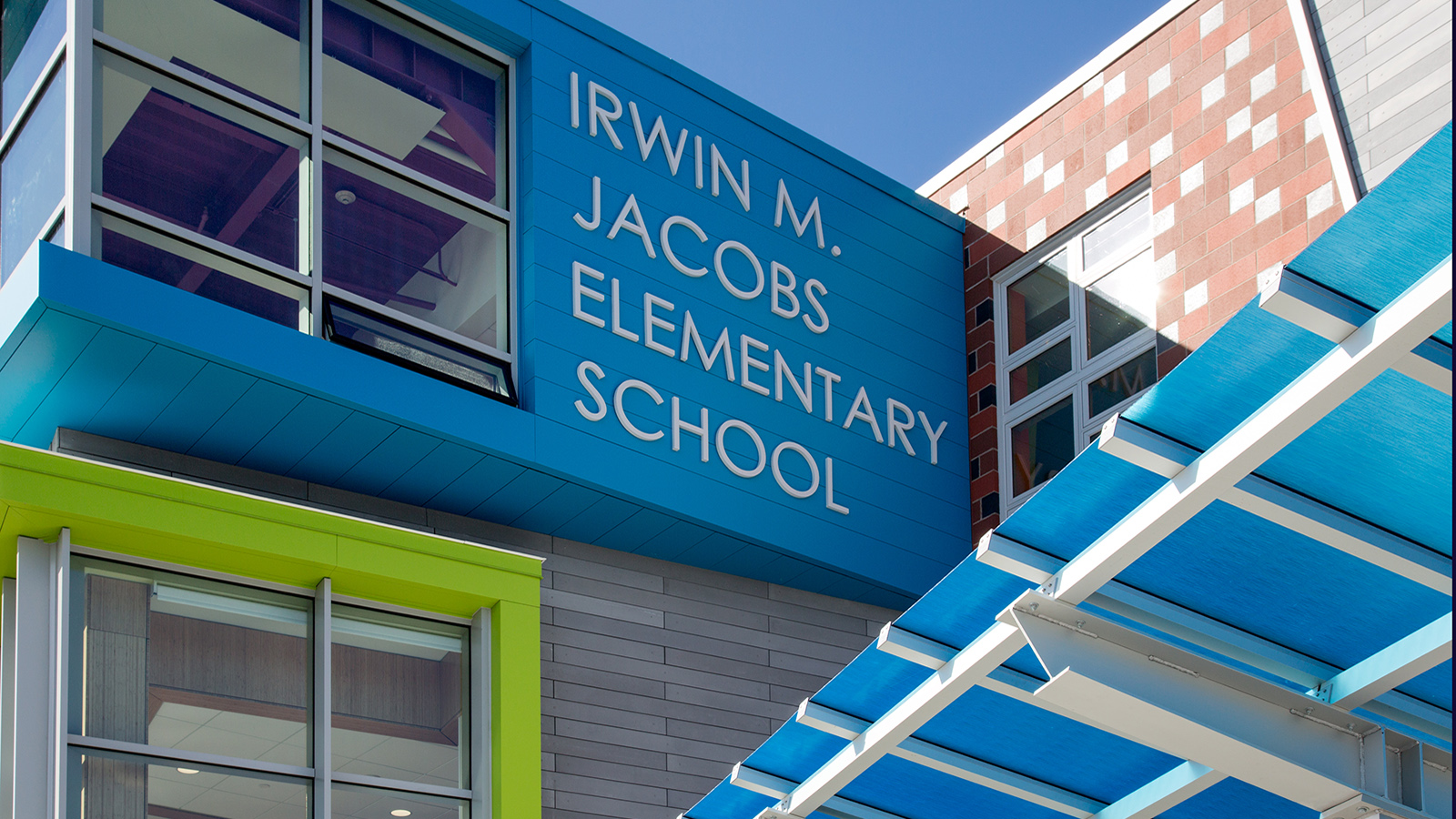 Irwin Jacobs Elementary School Sign