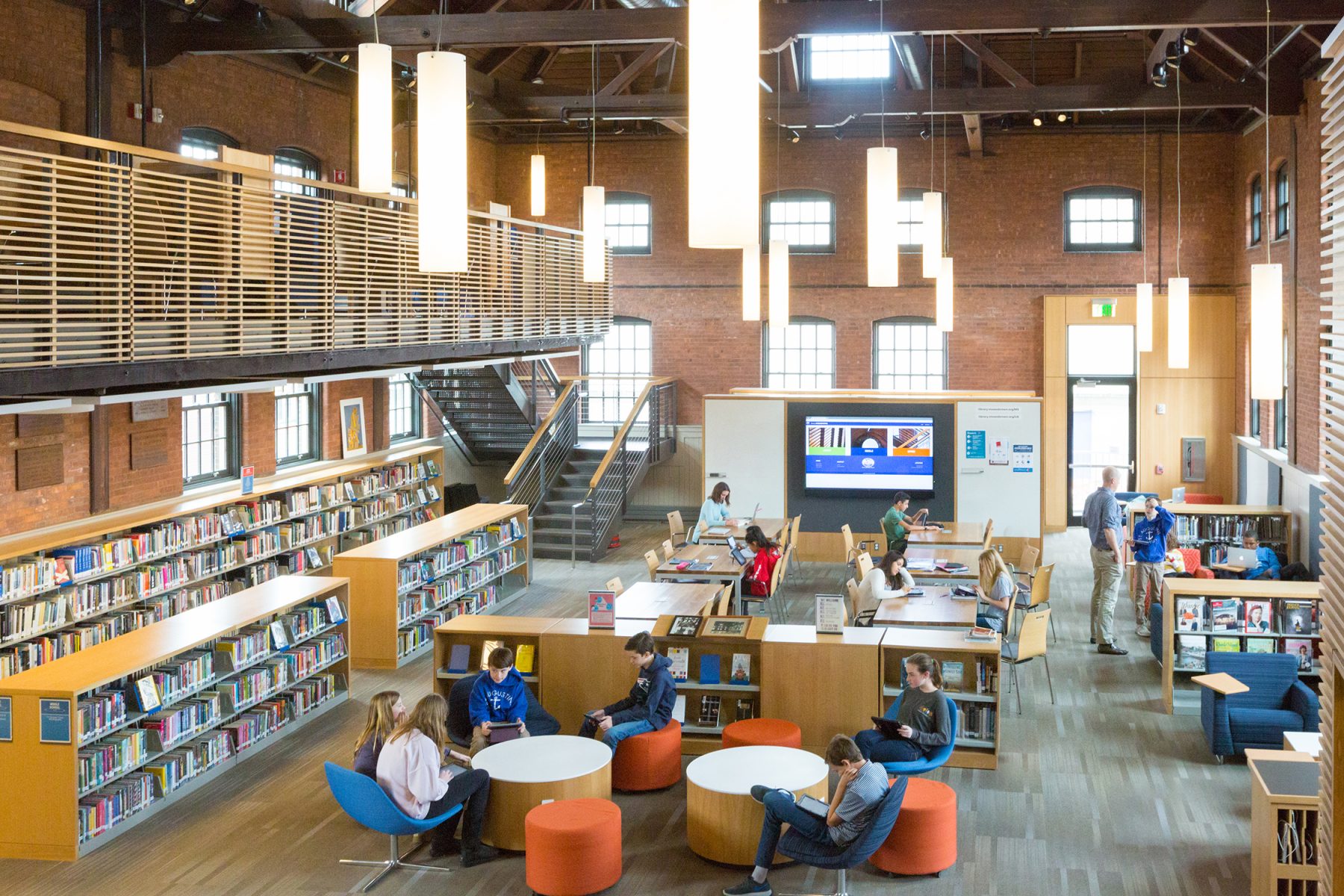 Moses Brown School Performance Center Library