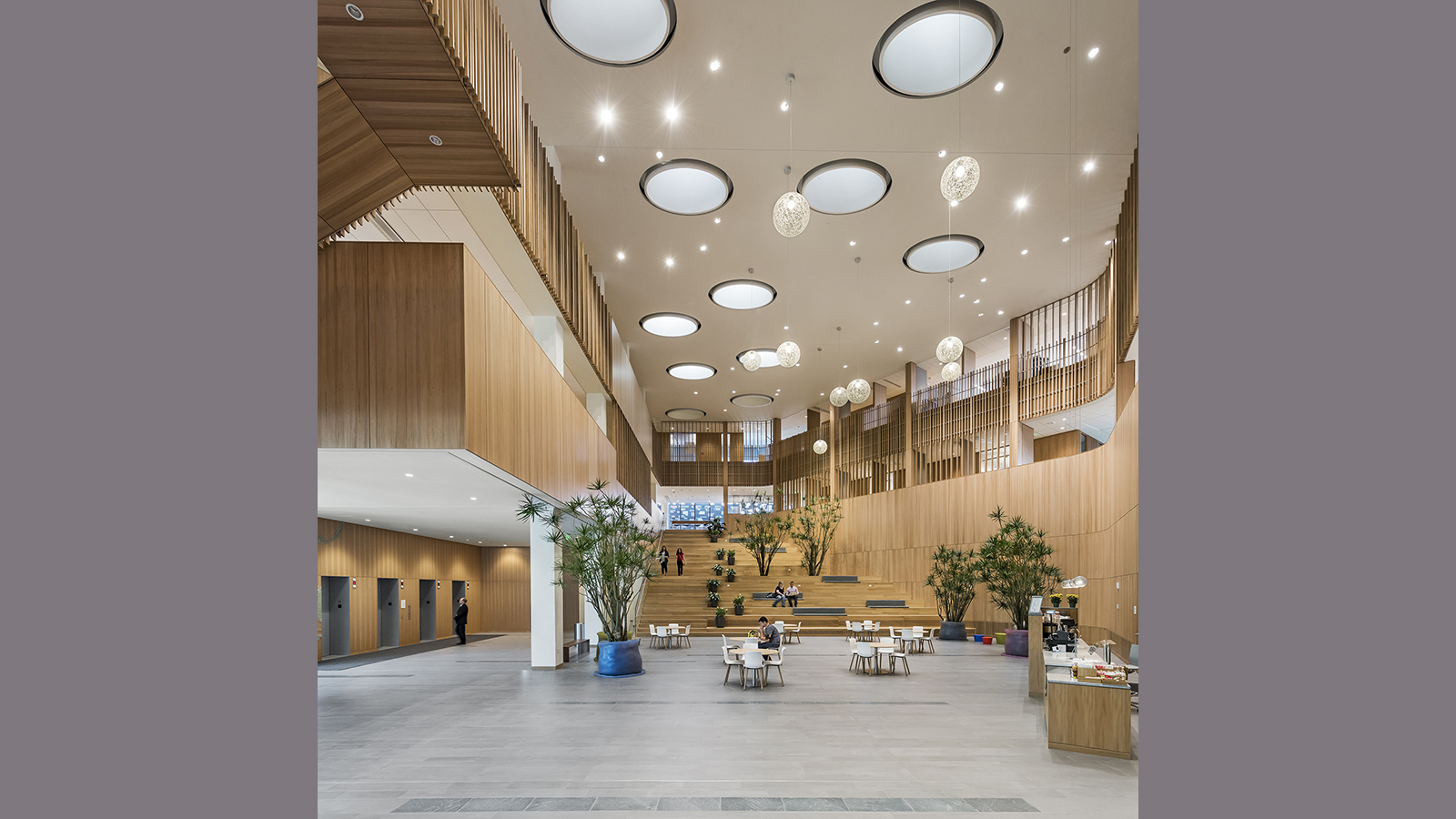 Novartis Institutes for Biomedical Research lobby area