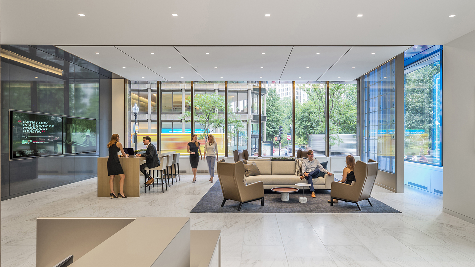 Putnam Investments Headquarters Interior, Lobby