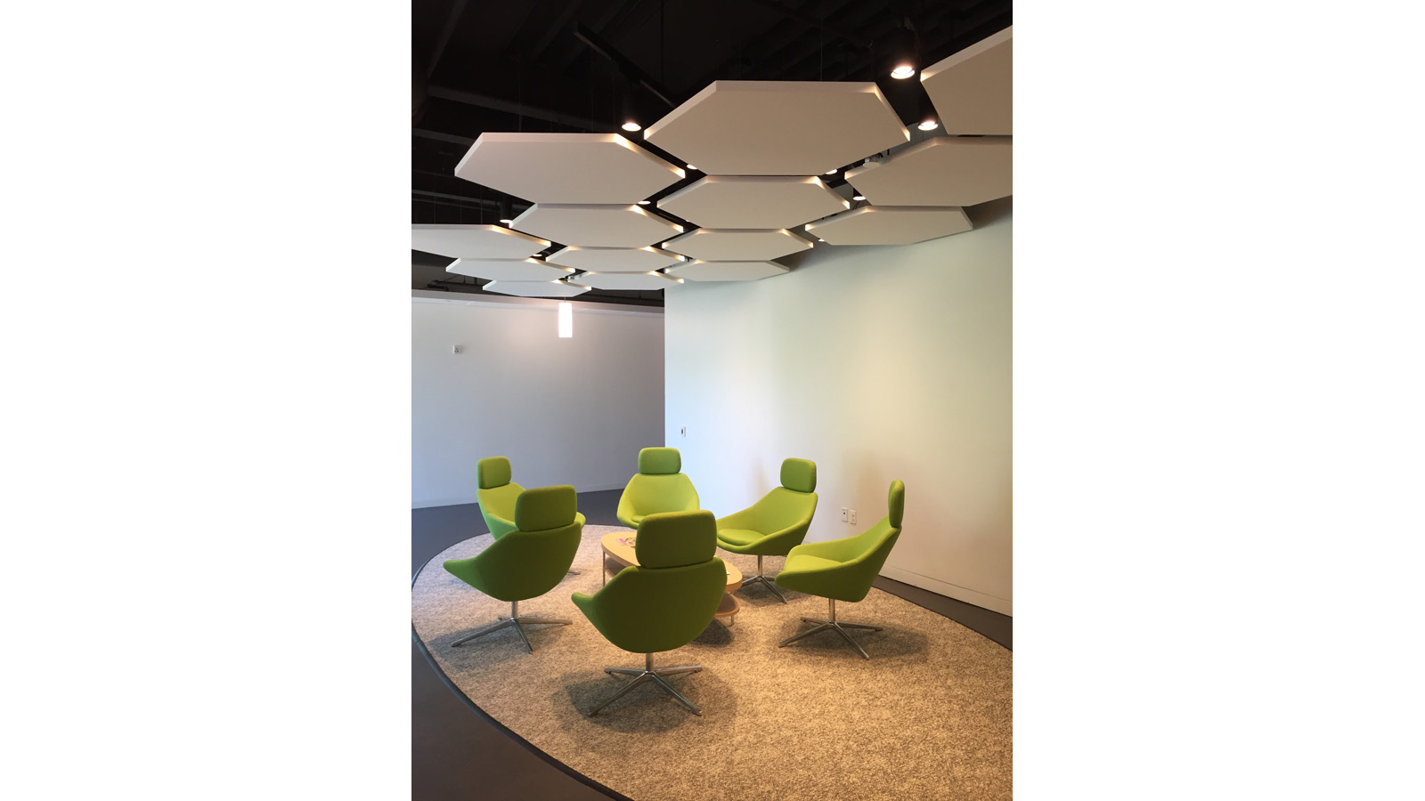 Saint Gobain North America Hq Interior, seating area