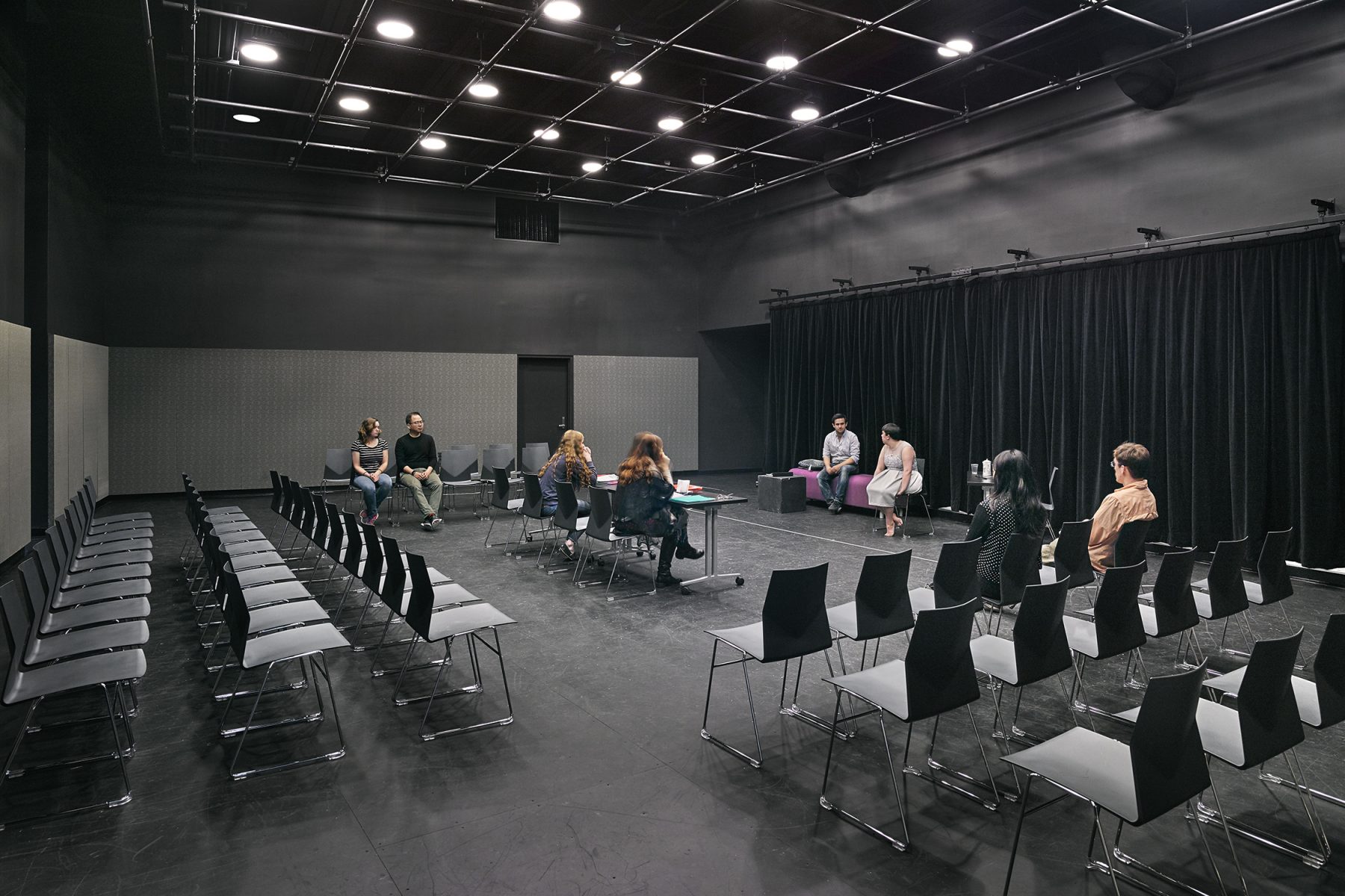 Salem State Sophia Gordon Center Black Box theater Interior