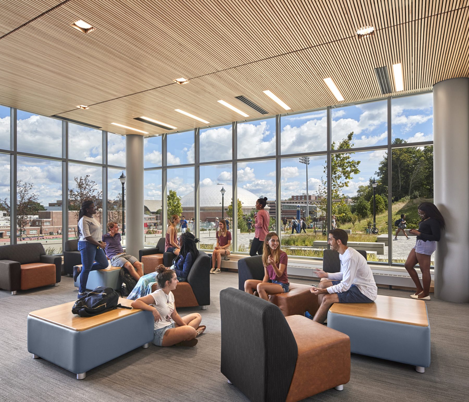 UCONN Nextgen Residence Lounge Acentech